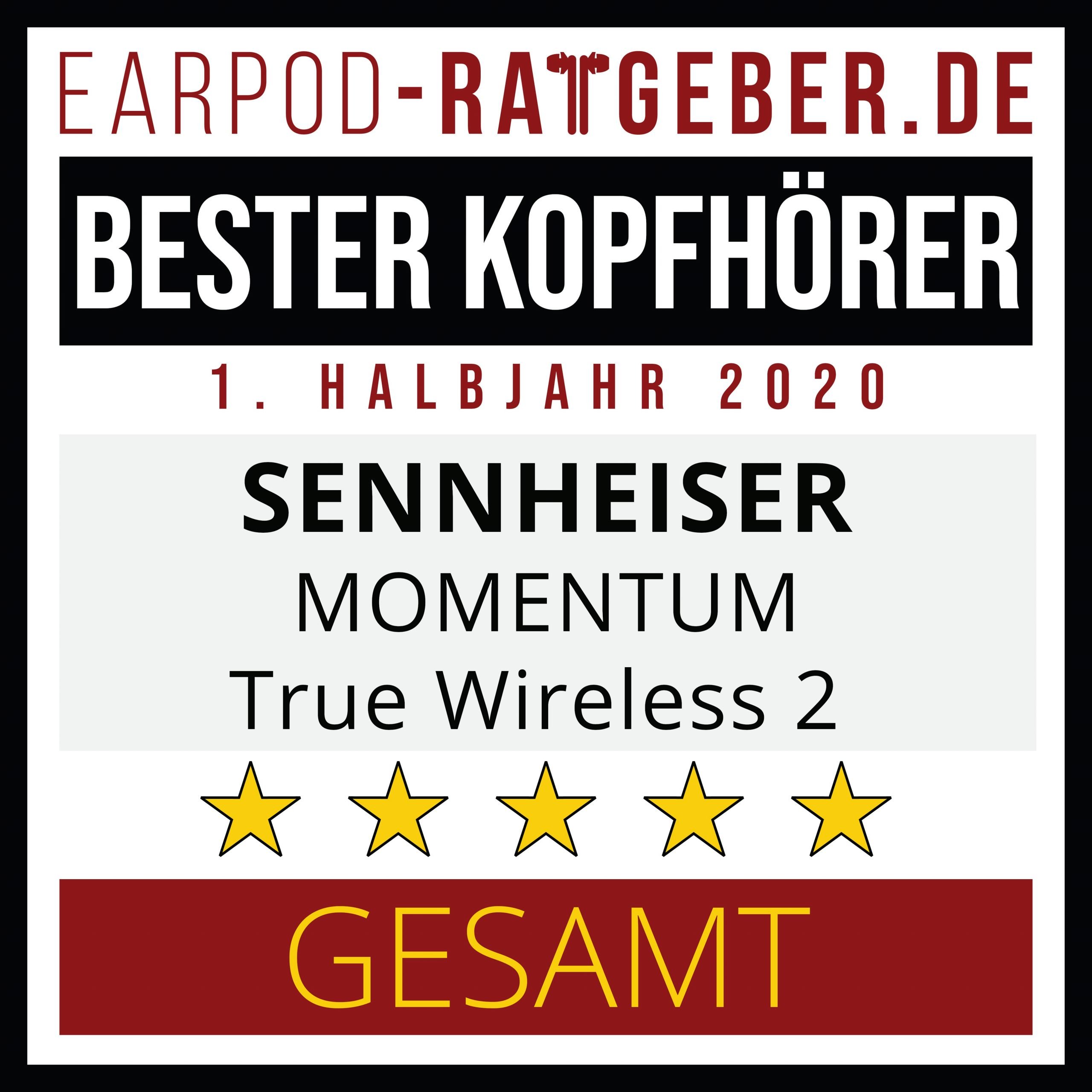 5.0 Stars_1HJ_GE_TW2-min besten true wireless kopfhörer 1. Halbjahr 2020