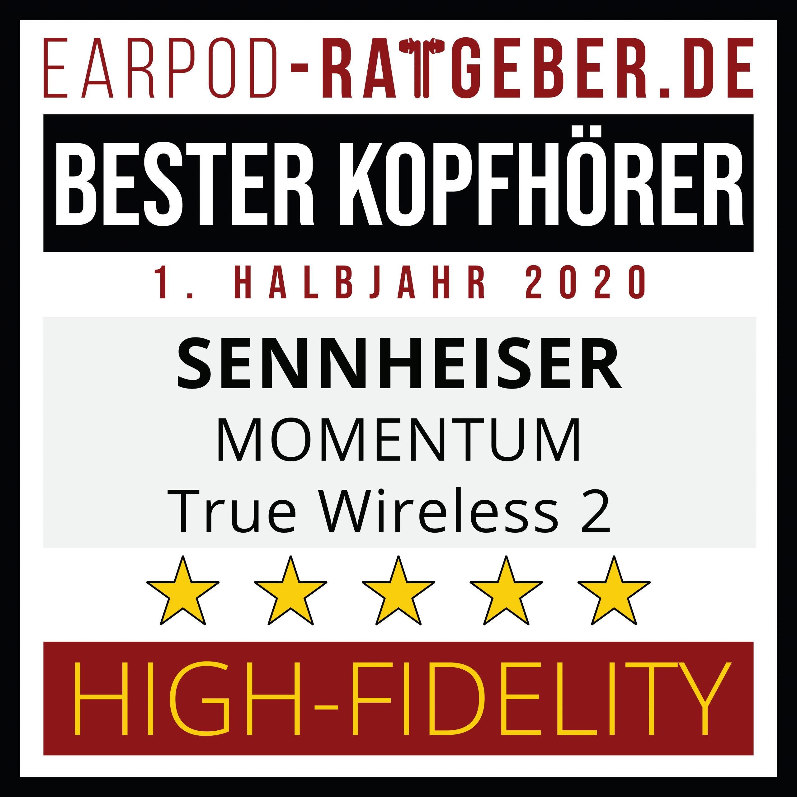 5.0 Stars_1HJ_HF_TW2-min besten true wireless kopfhörer 1. Halbjahr 2020 high fidelity